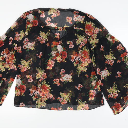 Laura Ashley Women's Multicoloured Floral Tunic Blouse, Size 12