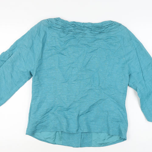 Sharon Young Women's Blue Silk Blazer Size 10