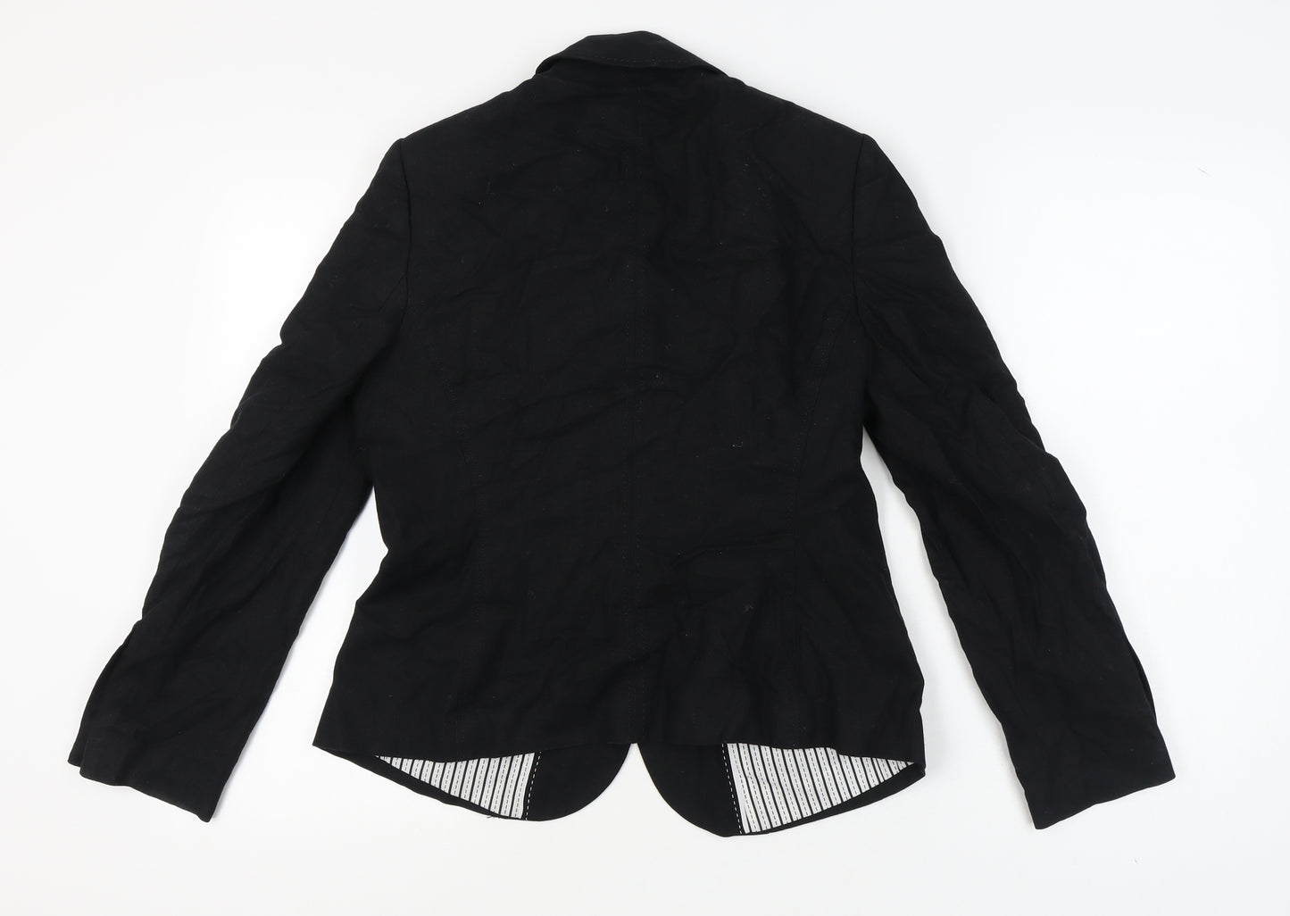 Marks and Spencer Women’s Black Linen Suit Jacket, Size 14