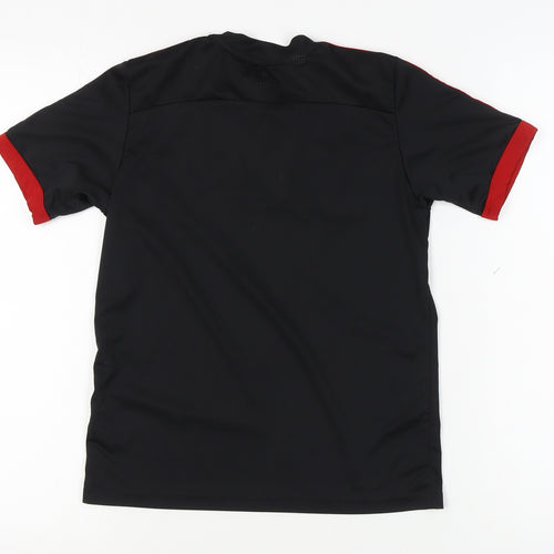 Adidas Boys Black Football T-Shirt 12 Years