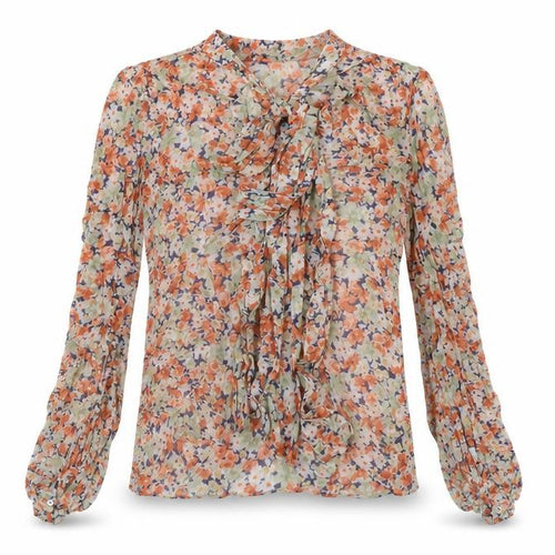 Zara Women Multicoloured Floral Tunic Blouse XS
