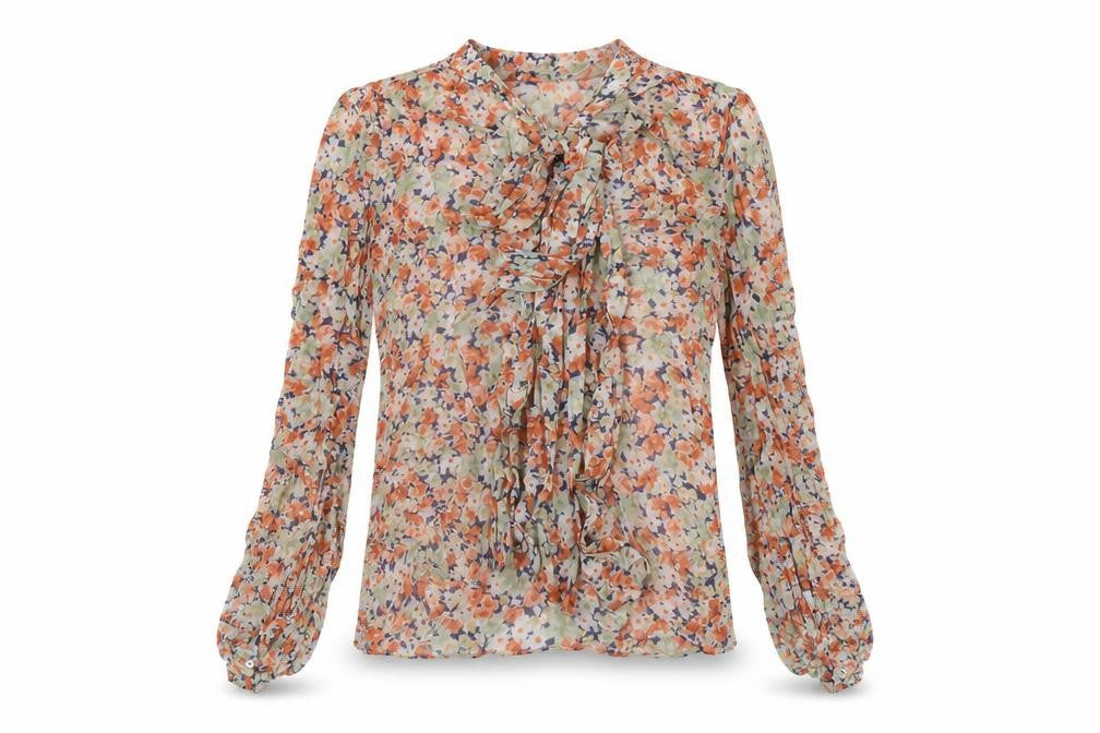 Zara Women Multicoloured Floral Tunic Blouse XS