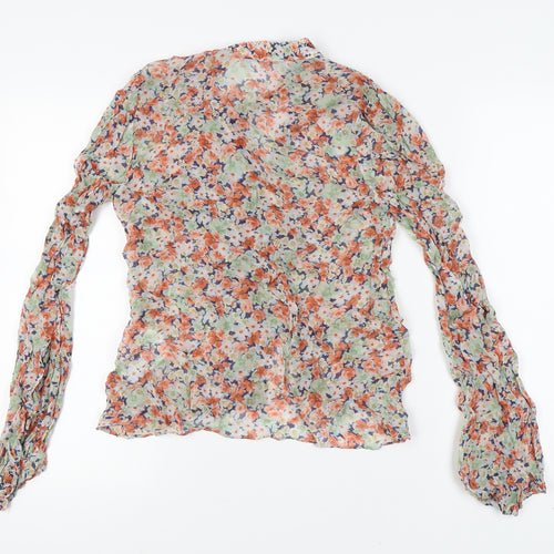 Zara Women Multicoloured Floral Tunic Blouse XS