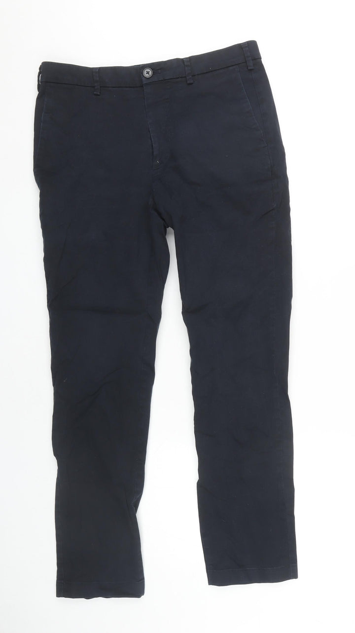 Uniqlo Women's Blue Trousers Size 31