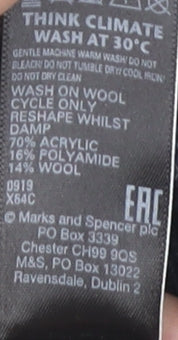 Marks and Spencer Women's Grey Pullover Jumper M