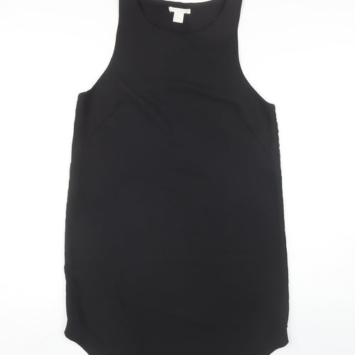 H&M Women's Black Shift Dress, Size 10, Sleeveless