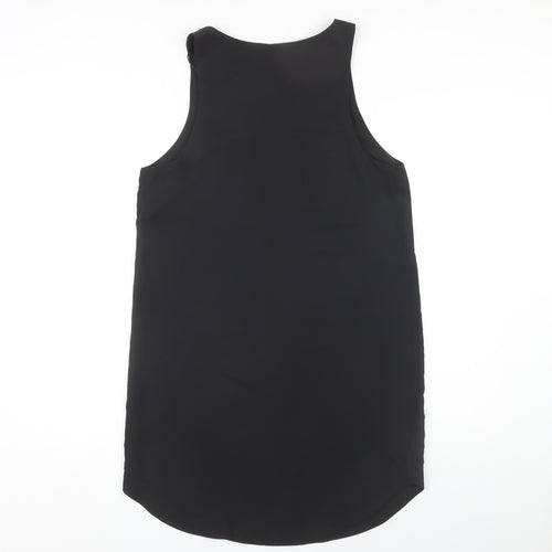 H&M Women's Black Shift Dress, Size 10, Sleeveless