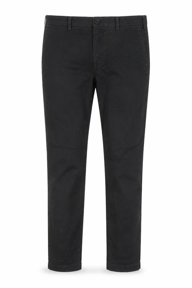 Front view of Uniqlo Black Chino Trousers, size 30, Mid Rise