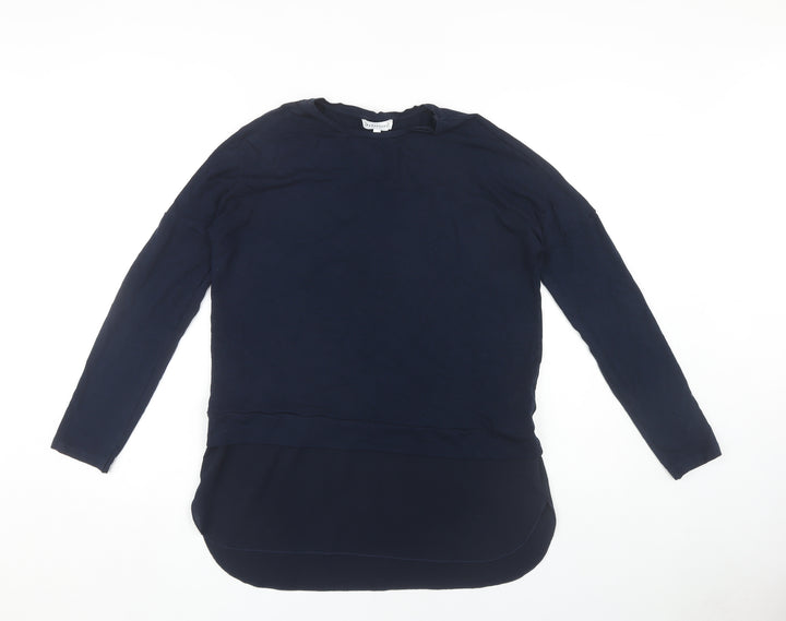Warehouse Women's Blue Long Sleeve Top Size 12