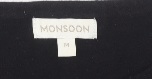 Monsoon Women's Black Beaded Jumper M
