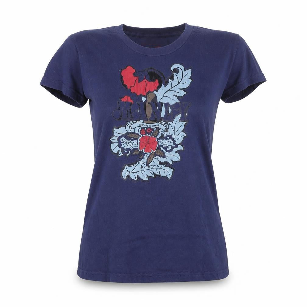B.T.F Surf Life Women's Blue T-Shirt Size 12