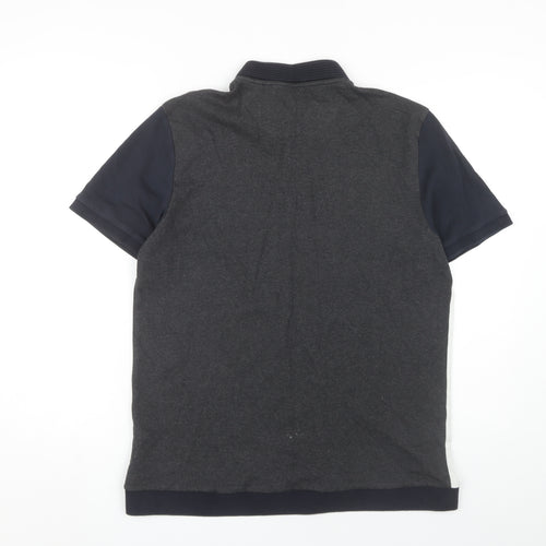 Next Mens Multicoloured Polo, L, Colourblock, Cotton
