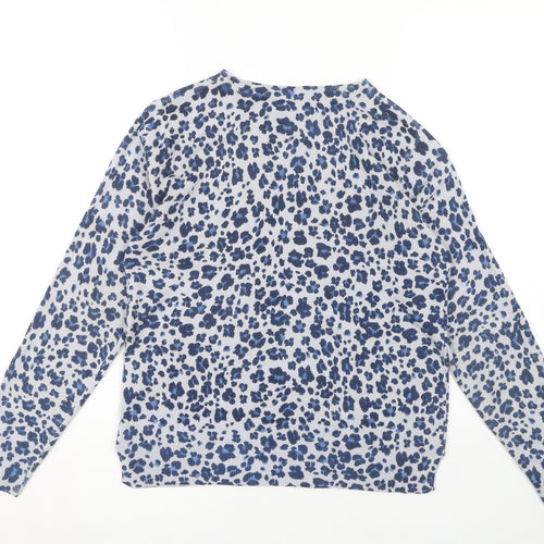 Marks and Spencer Women’s Blue Animal Print Pullover