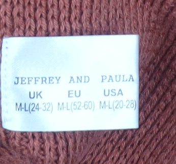 Jeffrey and Paula Women's Brown Cape Jumper Size 24-32