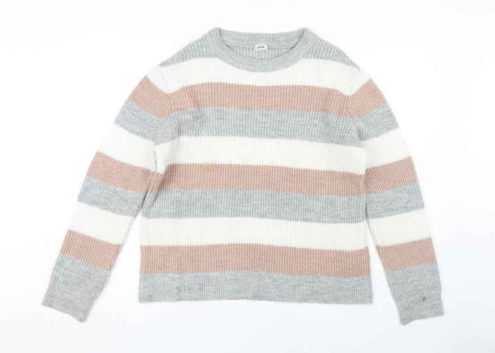 Pimkie Women's Striped Pullover Jumper M Multicoloured