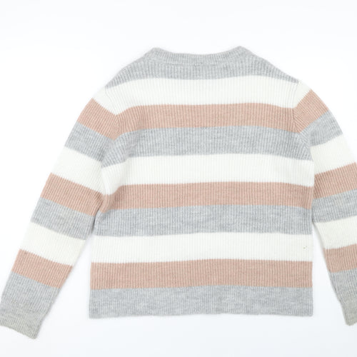 Pimkie Women's Striped Pullover Jumper M Multicoloured