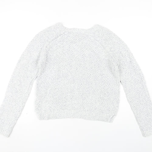 Marks and Spencer Grey Crew Neck Women's Pullover Jumper