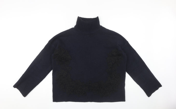 Marks and Spencer Women Blue Pullover Jumper M