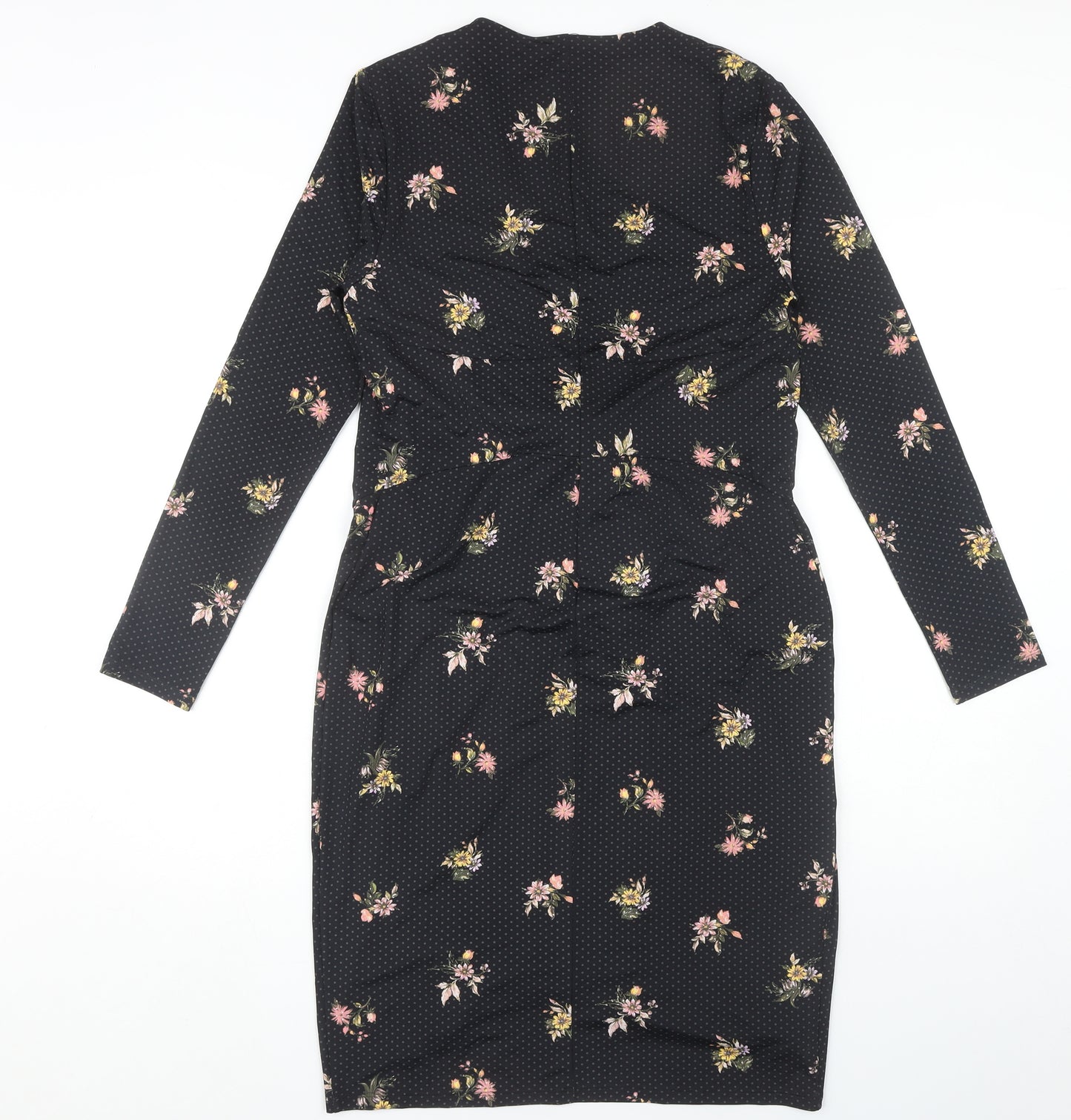 Marks and Spencer Women's Black Floral Dress