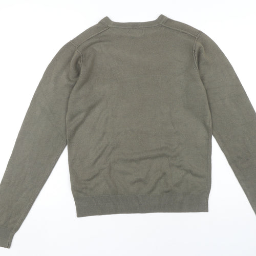 UrbanSpirit Men's Green Pullover Jumper S