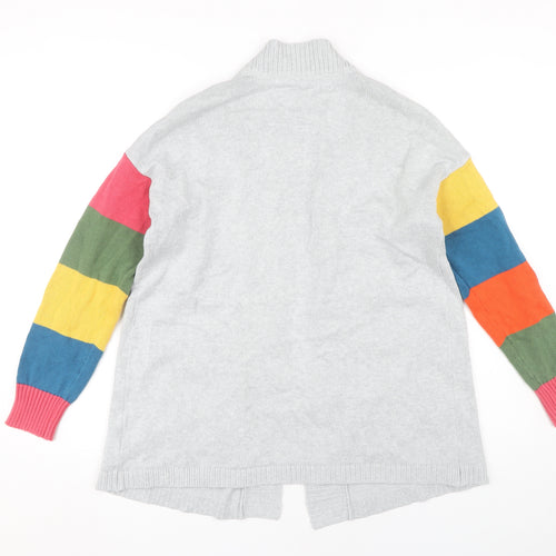 Frugi Women's Multicoloured Open Front Cardigan Size 10