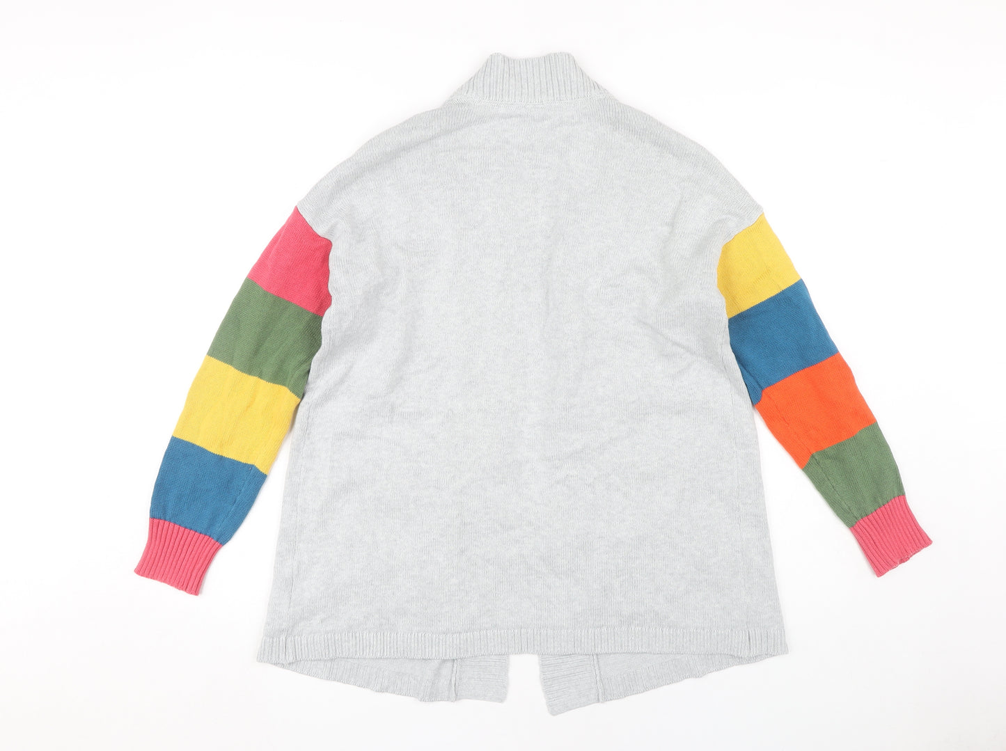 Frugi Women's Multicoloured Open Front Cardigan Size 10