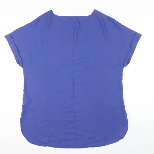 Capsule Women's Blue Sequin Blouse Size 16