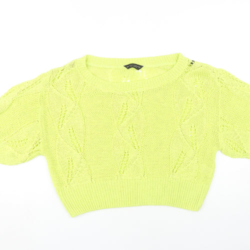 Dorothy Perkins Women's Yellow Pullover Jumper, Size 14
