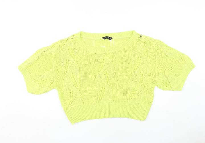 Dorothy Perkins Women's Yellow Pullover Jumper, Size 14