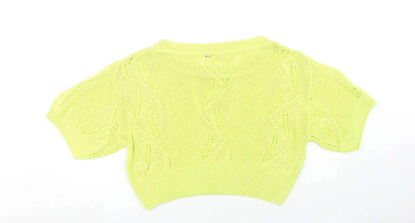 Dorothy Perkins Women's Yellow Pullover Jumper, Size 14