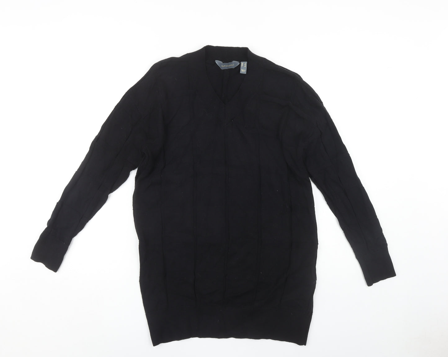 Ruth Langsford Black V-Neck Women's Jumper Medium