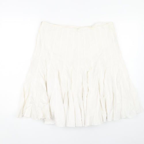 Urban Women’s White XL Skirt, Cotton, Zip Closure