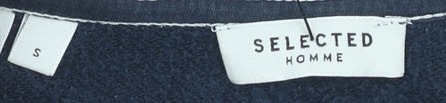 Selected Homme Men's Blue Pullover Sweatshirt Size S