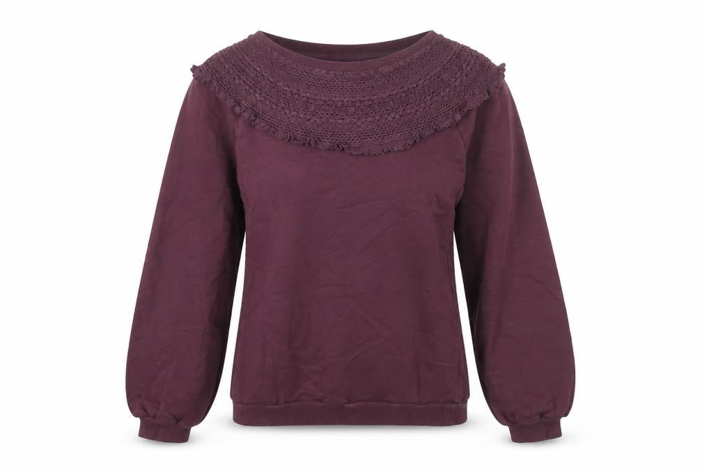 FatFace Women's Purple Pullover Sweatshirt Size 8