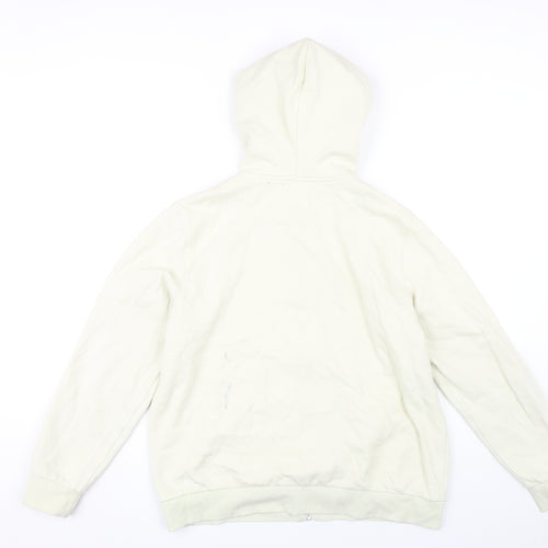H&M Unisex Ivory Full Zip Hoodie Size 12