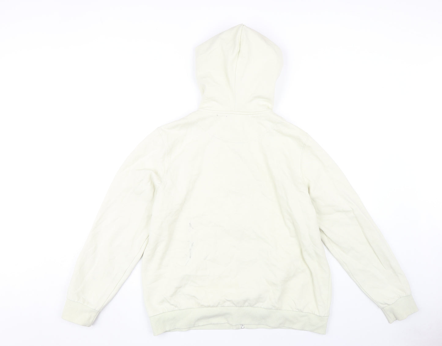 H&M Unisex Ivory Full Zip Hoodie Size 12
