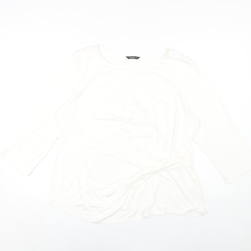 Roman Women's White Blouse Size 20 - Casual Viscose Blend