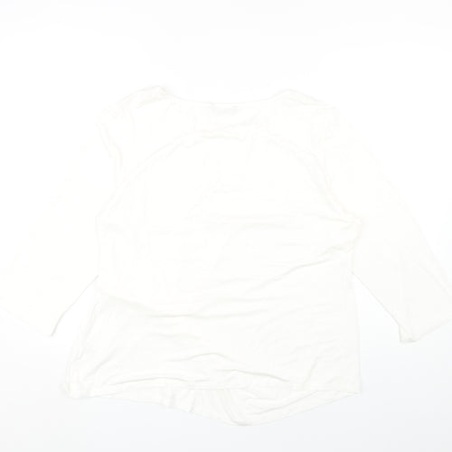 Roman Women's White Blouse Size 20 - Casual Viscose Blend