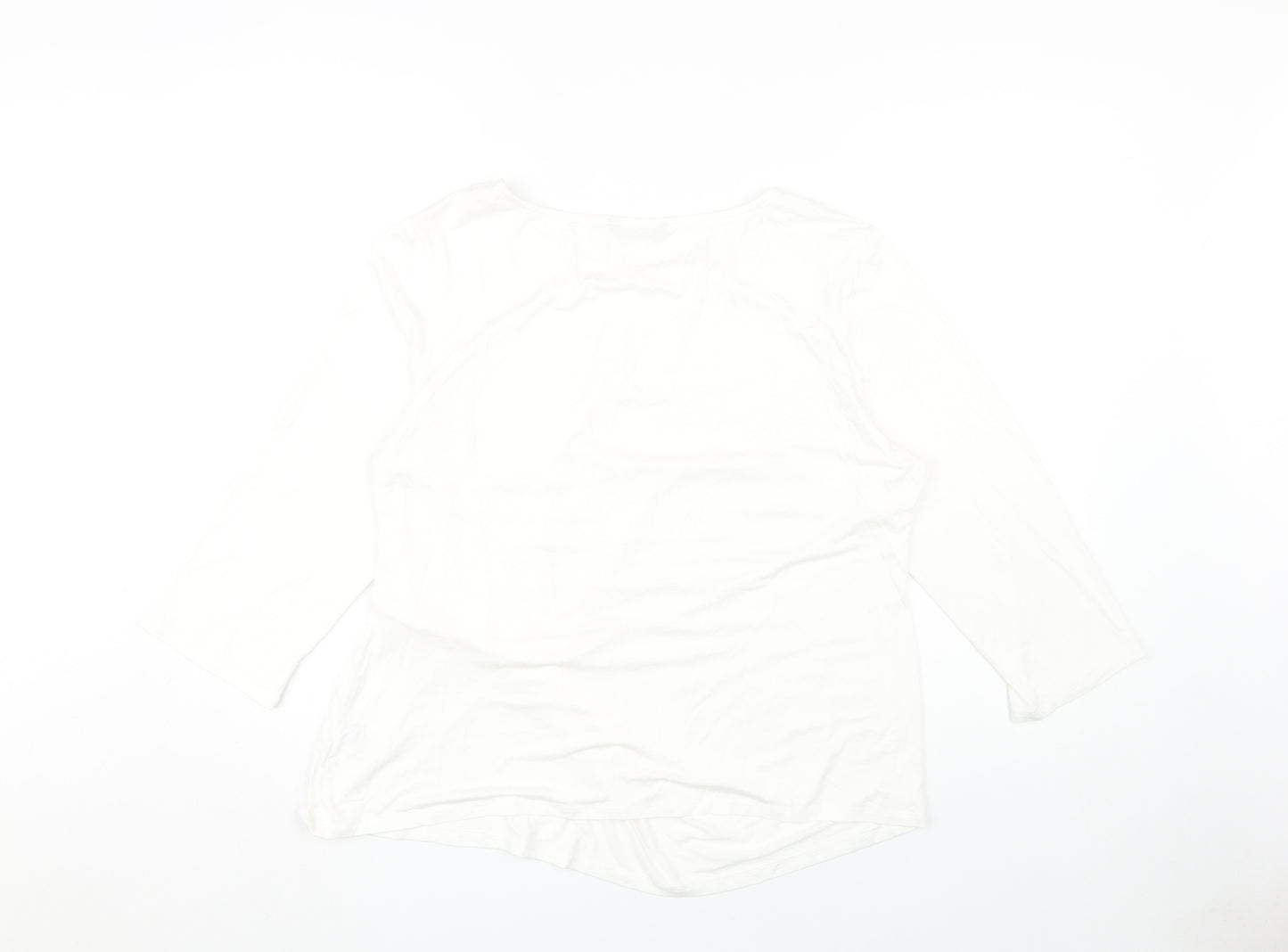 Roman Women's White Blouse Size 20 - Casual Viscose Blend