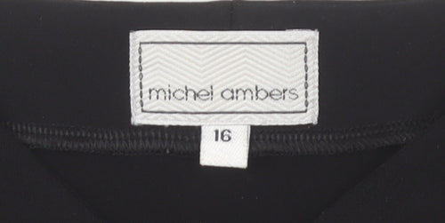 Michel Ambers Women's Black Top Size 16