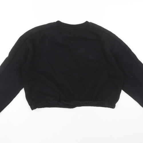 Fila Women's Black Logo Sweatshirt S - Pullover Style