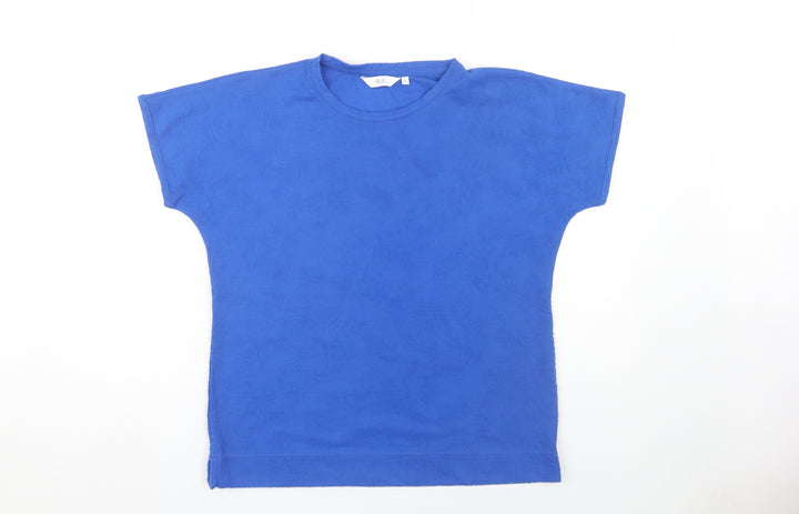 ISLE Women's Blue T-Shirt Size S Short Sleeve Casual