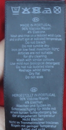 Hobbs Women's Red 3/4 Sleeve Top, Size L, Casual