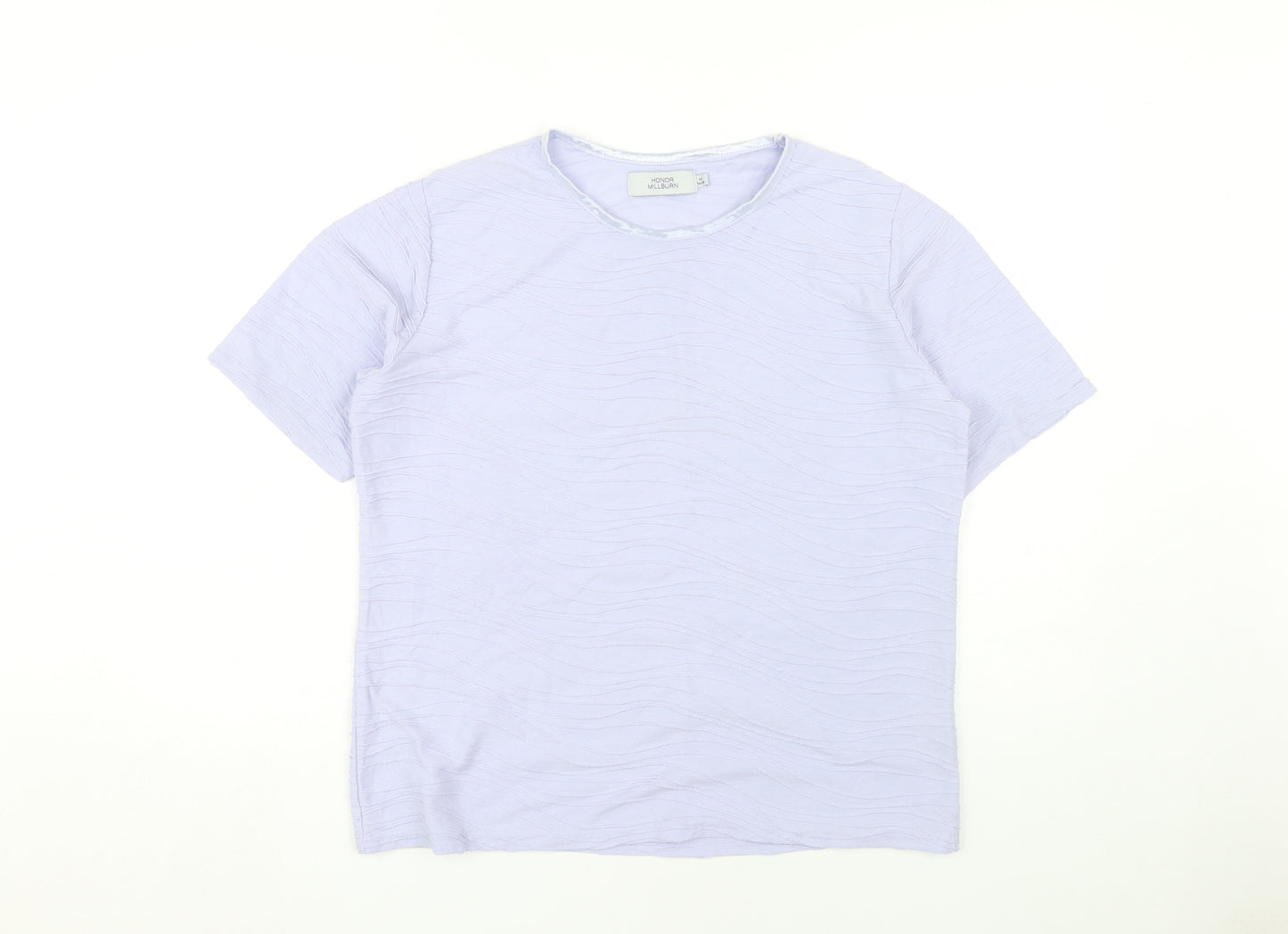 Honor Millburn Women's Purple Basic T-Shirt, Size M
