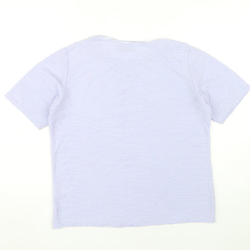 Honor Millburn Women's Purple Basic T-Shirt, Size M