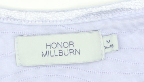 Honor Millburn Women's Purple Basic T-Shirt, Size M