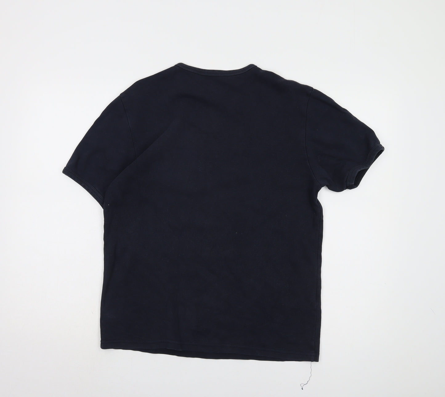 Von Dutch Men's Blue Graphic T-Shirt, Large