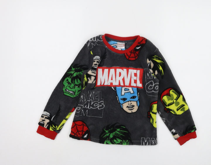 Marvel Boys Multicoloured Fleece Pyjama Top 5-6 Years