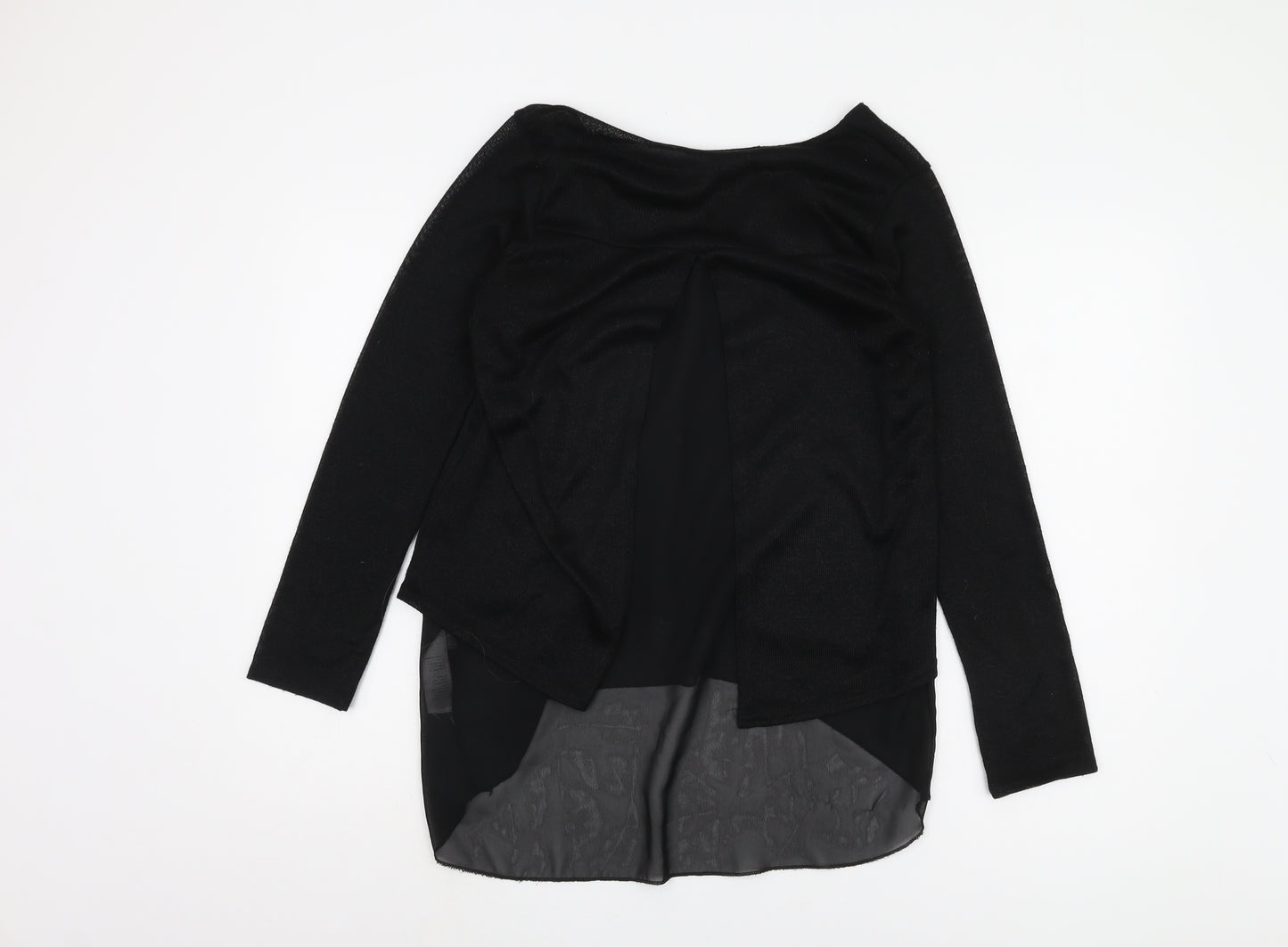 New Look Women's Black Boat Neck T-Shirt M