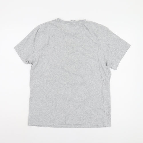 The Grinch Men's Grey Short Sleeve T-Shirt, Size M